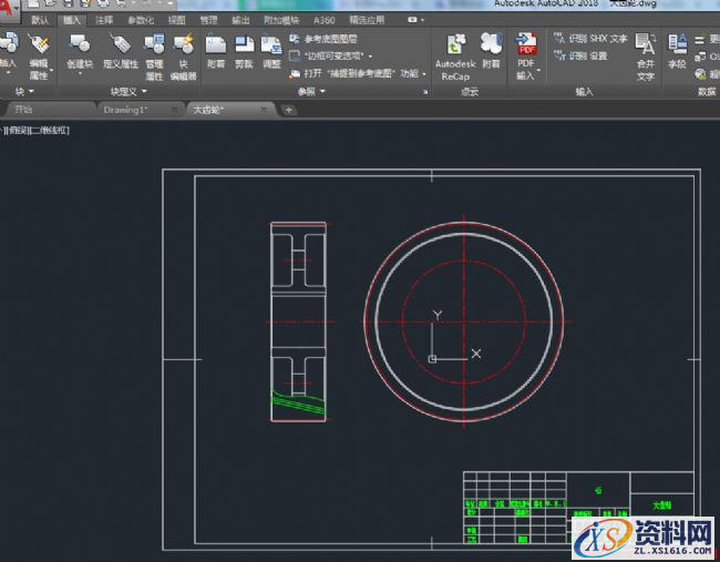 AutoCAD2018绘制齿轮零件图(图文教程),绘制,齿轮,齿根,实线,分度,第1张 AutoCAD2018绘制齿轮零件图(图文教程),AutoCAD2018绘制齿轮零件图,绘制,齿轮,齿根,实线,分度,第1张