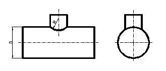 CAD教程第8章-相贯线(图文教程),投影,轴线,相交,圆柱,转体,第8张 CAD教程第8章-相贯线(图文教程),CAD教程第8章-相贯线,投影,轴线,相交,圆柱,转体,第8张