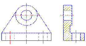 CAD教程第24章-用图案填充命令绘制剖面线(图文教程),图案,填充,如图,剖面,单击,第5张 CAD教程第24章-用图案填充命令绘制剖面线(图文教程),CAD教程第24章-用图案填充命令绘制剖面线,图案,填充,如图,剖面,单击,第5张