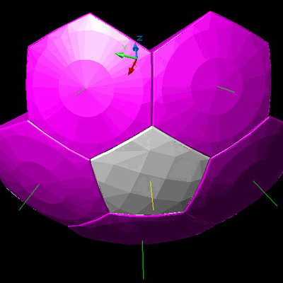 用AutoCAD画足球(图文教程),锥体,六边形,五边形,如图,球体,第11张 用AutoCAD画足球(图文教程),用AutoCAD画足球,锥体,六边形,五边形,如图,球体,第11张