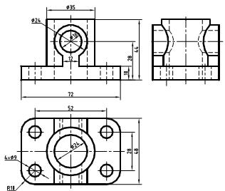 CAD绘图技能实验（八）绘制三维实体模型（图文教程）,CAD绘图技能实验（八）绘制三维实体模型,三维,绘制,实体,模型,实验,第1张