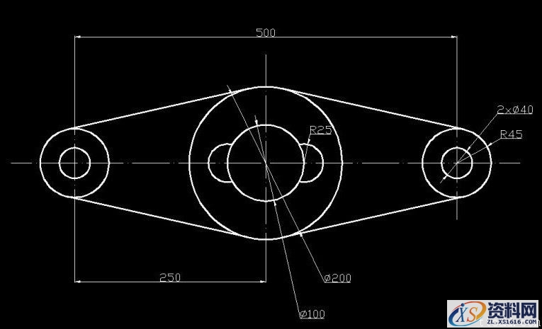 二维绘制简单图形CAD教程（4）（图文教程）,CAD教程,二维,教程,绘制,图形,第1张