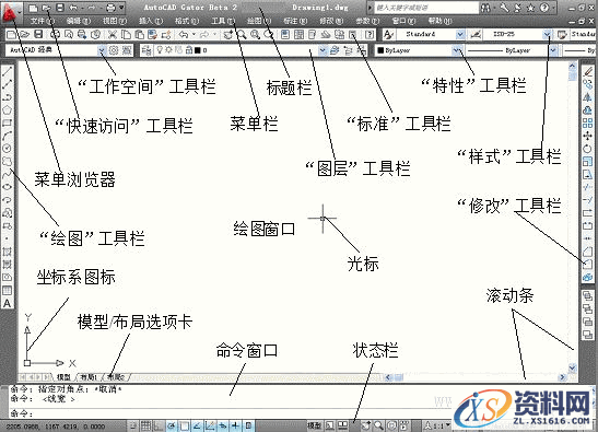 中文版AutoCAD2011工程制图教程(2)(图文教程),教程,制图,AutoCAD2011,中文版,第1张 中文版AutoCAD2011工程制图教程(2)(图文教程),中文版AutoCAD2011工程制图教程(2),教程,制图,AutoCAD2011,中文版,第1张