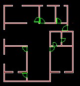 AutoCAD绘制室内平面图的步骤(图文教程),平面图,绘制,步骤,AutoCAD,第19张 AutoCAD绘制室内平面图的步骤(图文教程),AutoCAD绘制室内平面图的步骤,平面图,绘制,步骤,AutoCAD,第19张
