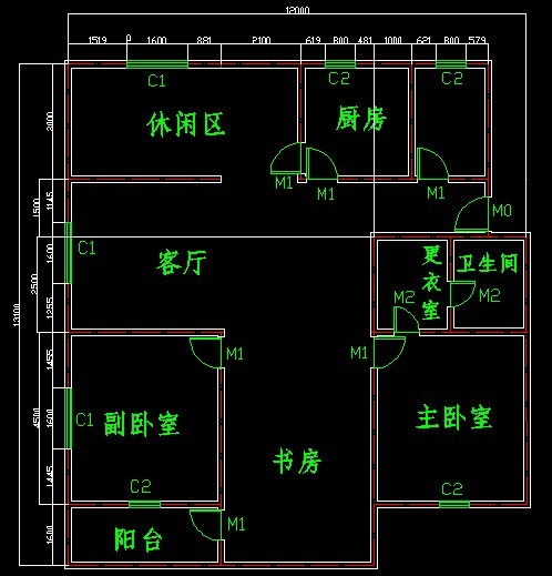 AutoCAD绘制室内平面图的步骤(图文教程),平面图,绘制,步骤,AutoCAD,第1张 AutoCAD绘制室内平面图的步骤(图文教程),AutoCAD绘制室内平面图的步骤,平面图,绘制,步骤,AutoCAD,第1张