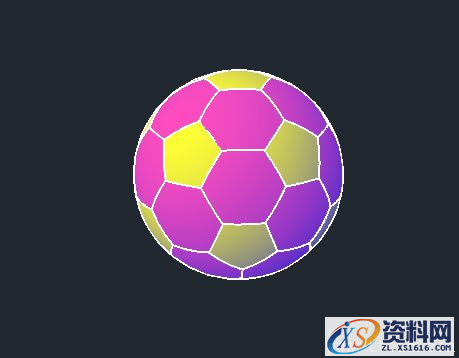 用AutoCAD2016画足球（图文教程）,用AutoCAD2016画足球,AutoCAD2016,教程,第11张