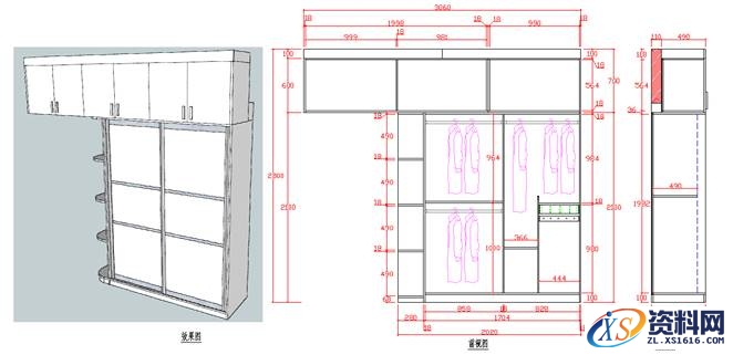 AutoCAD十分钟快速绘制板式家具攻略,图纸01.jpg,绘制,AutoCAD,第1张