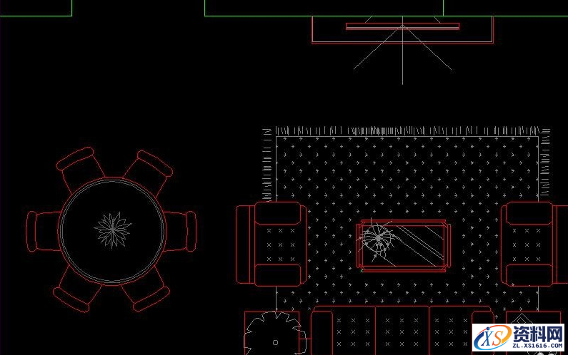 运用AutoCAD绘制电视背景墙的画法教程,画法,绘制,AutoCAD,第5张 运用AutoCAD绘制电视背景墙的画法教程,室内设计CAD教程5:CAD电视背景墙画法,画法,绘制,AutoCAD,第5张