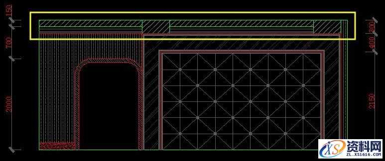 运用AutoCAD绘制电视背景墙的画法教程,画法,绘制,AutoCAD,第10张 运用AutoCAD绘制电视背景墙的画法教程,室内设计CAD教程5:CAD电视背景墙画法,画法,绘制,AutoCAD,第10张