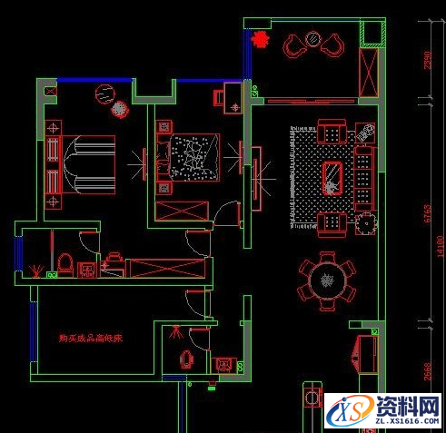 运用AutoCAD绘制电视背景墙的画法教程,画法,绘制,AutoCAD,第1张 运用AutoCAD绘制电视背景墙的画法教程,室内设计CAD教程5:CAD电视背景墙画法,画法,绘制,AutoCAD,第1张