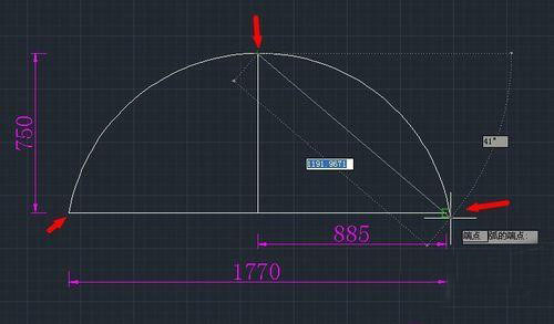 CAD已知弧长和直角边长画圆弧(图文教程),圆弧,第3张 CAD已知弧长和直角边长画圆弧(图文教程),CAD已知弧长和直角边长怎么画弧,圆弧,第3张