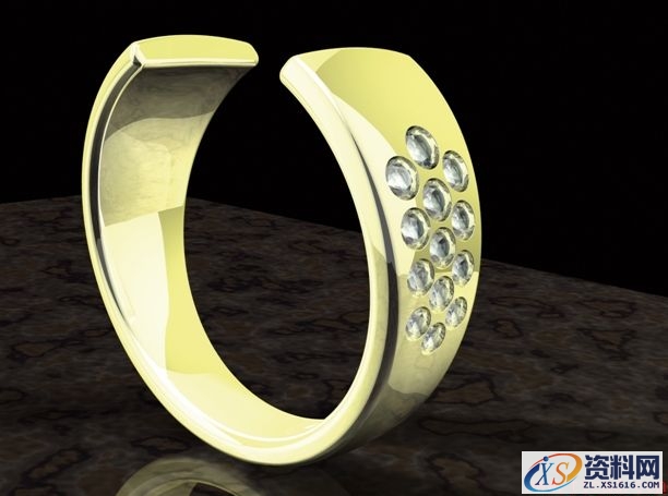 中望3D设计钻石对戒(开环男戒)(图文教程),教程,第1张 中望3D设计钻石对戒(开环男戒)(图文教程),image001.jpg,教程,第1张