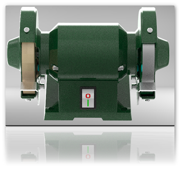 中望3D砂轮机通用机械建模设计（图文教程）,11.png,设计,零件,装配,渲染,第11张