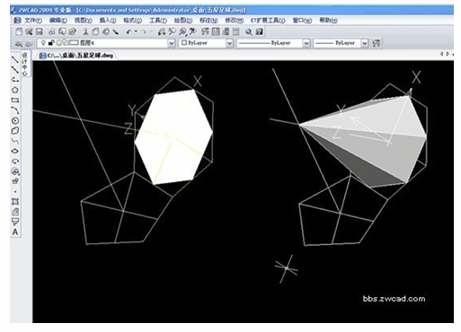 中望CAD五星足球的制作方法（图文教程）,中望CAD五星足球的制作方法,五星,教程,第15张