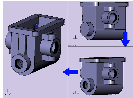 通过中望CAD3D创建涡轮减速器箱体(图文教程),创建,第3张 通过中望CAD3D创建涡轮减速器箱体(图文教程),Click here to open new window,创建,第3张