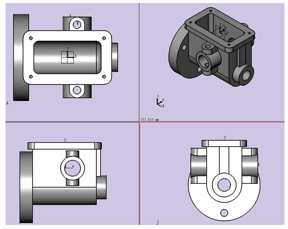通过中望CAD3D创建涡轮减速器箱体(图文教程),创建,第5张 通过中望CAD3D创建涡轮减速器箱体(图文教程),Click here to open new window,创建,第5张