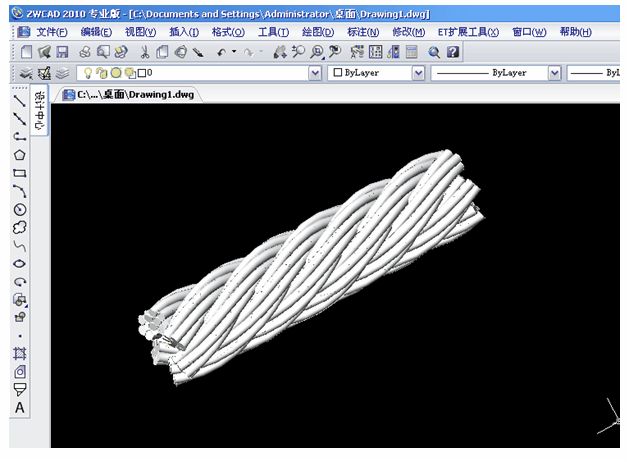 中望CAD制作钢丝绳(图文教程),制作,教程,CAD,第9张 中望CAD制作钢丝绳(图文教程),中望CAD制作钢丝绳,制作,教程,CAD,第9张