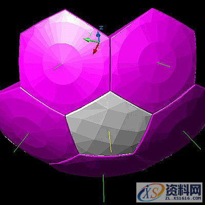 CAD教学:绘制立体足球,绘制,立体,CAD,第11张 CAD教学:绘制立体足球,如何用CAD绘制立体足球,绘制,立体,CAD,第11张