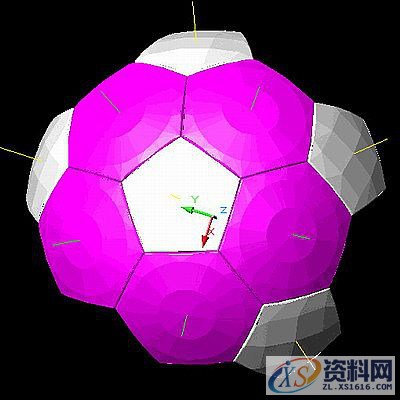 CAD教学:绘制立体足球,绘制,立体,CAD,第13张 CAD教学:绘制立体足球,如何用CAD绘制立体足球,绘制,立体,CAD,第13张