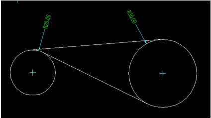 浩辰教程机械2012:(53)公切线绘制(图文教程),教程,绘制,第4张 浩辰教程机械2012:(53)公切线绘制(图文教程),浩辰教程机械2012:(53)公切线绘制,教程,绘制,第4张