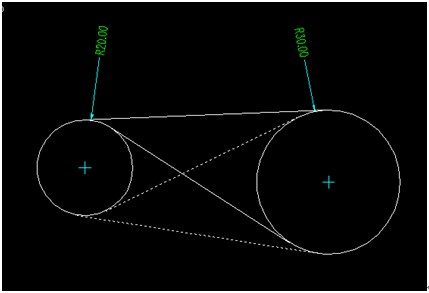 浩辰教程机械2012:(53)公切线绘制(图文教程),教程,绘制,第3张 浩辰教程机械2012:(53)公切线绘制(图文教程),浩辰教程机械2012:(53)公切线绘制,教程,绘制,第3张