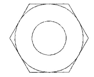 浩辰CAD2011机械_(28)螺母俯视图绘制(图文教程),俯视图,绘制,CAD2011,第3张 浩辰CAD2011机械_(28)螺母俯视图绘制(图文教程),浩辰机械,俯视图,绘制,CAD2011,第3张
