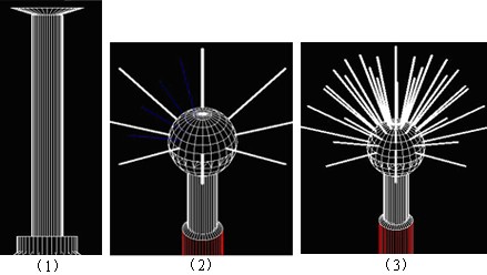 用浩辰CAD绘制东方明珠塔(图文教程),绘制,教程,CAD,第7张 用浩辰CAD绘制东方明珠塔(图文教程),用浩辰CAD绘制东方明珠塔,绘制,教程,CAD,第7张