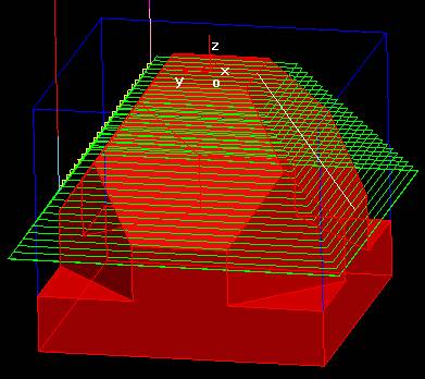 CAXA制造工程师的实例应用—多面体电极造型与加工(图文教程) ...,选择,单击,精加工,线段,工具栏,第27张 CAXA制造工程师的实例应用—多面体电极造型与加工(图文教程) ...,CAXA制造工程师的实例应用—多面体电极造型与加工,选择,单击,精加工,线段,工具栏,第27张