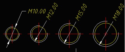 浩辰CAD教程_尺寸标注（图文教程）,浩辰CAD教程_尺寸标注,标注,尺寸,螺纹,我们,功能,第6张