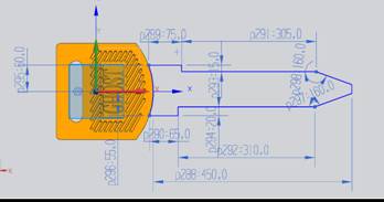 UG建模之钥匙(图文教程),下图,拉伸,第15张 UG建模之钥匙(图文教程),UG建模之钥匙,下图,拉伸,第15张
