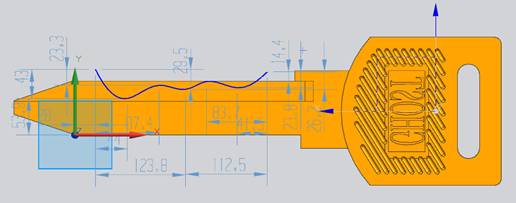 UG建模之钥匙(图文教程),下图,拉伸,第20张 UG建模之钥匙(图文教程),UG建模之钥匙,下图,拉伸,第20张