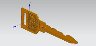 UG建模之钥匙(图文教程),下图,拉伸,第22张 UG建模之钥匙(图文教程),UG建模之钥匙,下图,拉伸,第22张