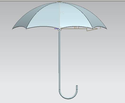 UG建模之雨伞(图文教程),建模,教程,第19张 UG建模之雨伞(图文教程),UG建模之雨伞,建模,教程,第19张