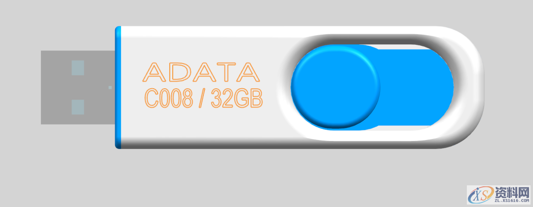 UG NX教程:绘制一款威刚U盘,拉伸,绘制,盘,草图,培训,第22张 UG NX教程:绘制一款威刚U盘,拉伸,绘制,盘,草图,培训,第22张