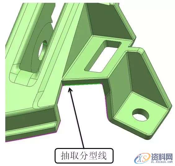 UG NX教程：汽车模高低落差位的分模处理技巧,实体,培训,设计培训,拉伸,第3张