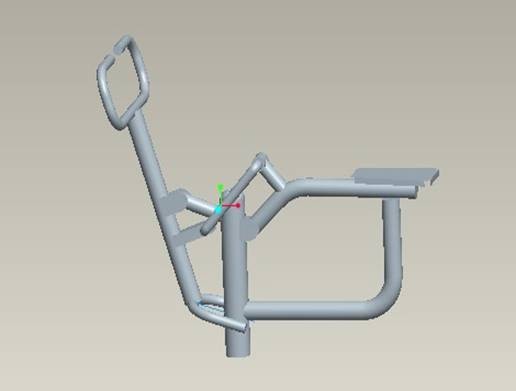 Pro/E软件设计健骑机的结构分析与建模过程详解,装配,模型,第6张 Pro/E软件设计健骑机的结构分析与建模过程详解,基于Pro/E的健骑机设计,装配,模型,第6张