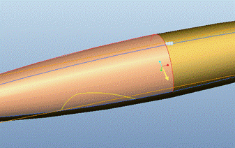Pro/E软件创建飞机模型操作步骤,单击,如图,曲面,完成,第20张 Pro/E软件创建飞机模型操作步骤,Pro/E软件创建飞机模型,单击,如图,曲面,完成,第20张