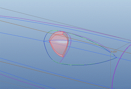 Pro/E软件创建飞机模型操作步骤,单击,如图,曲面,完成,第17张 Pro/E软件创建飞机模型操作步骤,Pro/E软件创建飞机模型,单击,如图,曲面,完成,第17张