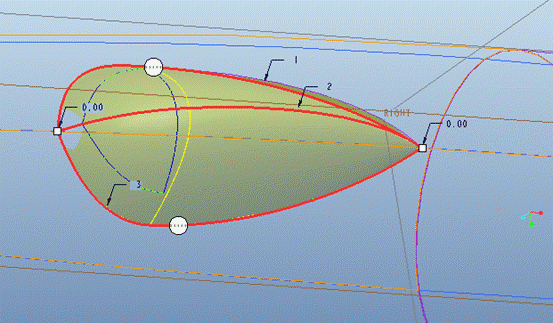 Pro/E软件创建飞机模型操作步骤,单击,如图,曲面,完成,第45张 Pro/E软件创建飞机模型操作步骤,Pro/E软件创建飞机模型,单击,如图,曲面,完成,第45张