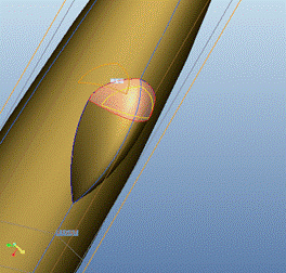 Pro/E软件创建飞机模型操作步骤,单击,如图,曲面,完成,第35张 Pro/E软件创建飞机模型操作步骤,Pro/E软件创建飞机模型,单击,如图,曲面,完成,第35张