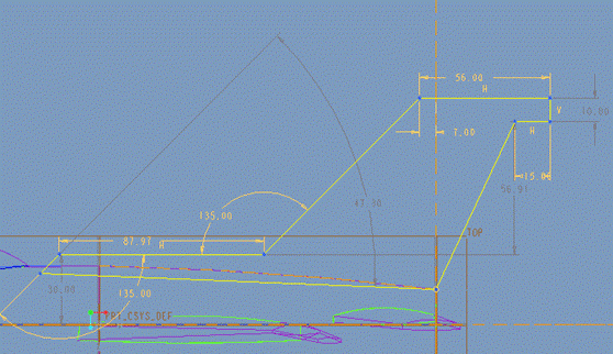 Pro/E软件创建飞机模型操作步骤,单击,如图,曲面,完成,第164张 Pro/E软件创建飞机模型操作步骤,Pro/E软件创建飞机模型,单击,如图,曲面,完成,第164张