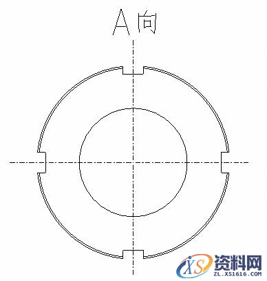 Pro/E工程图教程-(12)导向套零件图创建(图文教程),教程,零件,创建,第13张 Pro/E工程图教程-(12)导向套零件图创建(图文教程),Pro/E工程图教程-(12)导向套零件图创建,教程,零件,创建,第13张