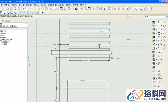 Pro/E5.0二维草绘教程(图文教程),点击,命令,如图,绘制,尺寸,第23张 Pro/E5.0二维草绘教程(图文教程),Pro/E5.0二维草绘教程,点击,命令,如图,绘制,尺寸,第23张
