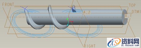 Pro/E渐开线圆柱蜗杆教程（图文教程）,Pro/E渐开线圆柱蜗杆教程,直径,如图,第10张