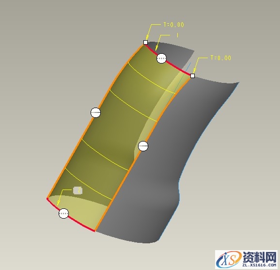 Pro/E塑料瓶设计实例(图文教程),曲面,曲线,边界线,相切,第9张 Pro/E塑料瓶设计实例(图文教程),Pro/E塑料瓶设计实例,曲面,曲线,边界线,相切,第9张