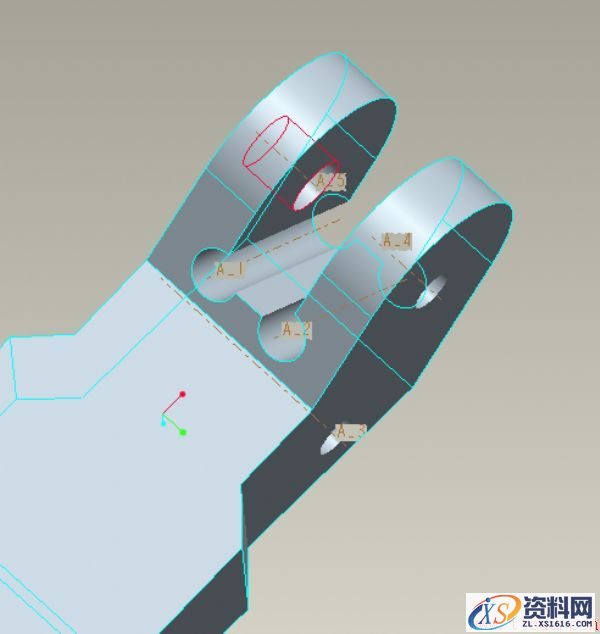 一种支座零件的Pro/E零件建模教程(图文教程),零件,命令,拉伸,直径,创建,第15张 一种支座零件的Pro/E零件建模教程(图文教程),一种支座零件的Pro/E零件建模教程,零件,命令,拉伸,直径,创建,第15张