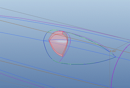 Pro/E软件创建飞机模型(图文教程),单击,如图,曲面,完成,第17张 Pro/E软件创建飞机模型(图文教程),Pro/E软件创建飞机模型,单击,如图,曲面,完成,第17张
