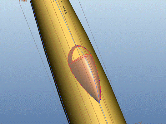 Pro/E软件创建飞机模型(图文教程),单击,如图,曲面,完成,第42张 Pro/E软件创建飞机模型(图文教程),Pro/E软件创建飞机模型,单击,如图,曲面,完成,第42张
