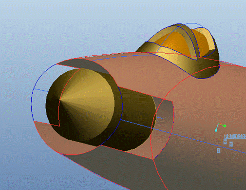 Pro/E软件创建飞机模型(图文教程),单击,如图,曲面,完成,第96张 Pro/E软件创建飞机模型(图文教程),Pro/E软件创建飞机模型,单击,如图,曲面,完成,第96张