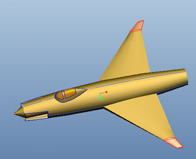 Pro/E软件创建飞机模型(图文教程),单击,如图,曲面,完成,第142张 Pro/E软件创建飞机模型(图文教程),Pro/E软件创建飞机模型,单击,如图,曲面,完成,第142张